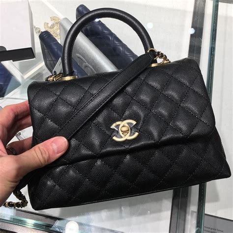 chanel handle bag|chanel small bag with handle.